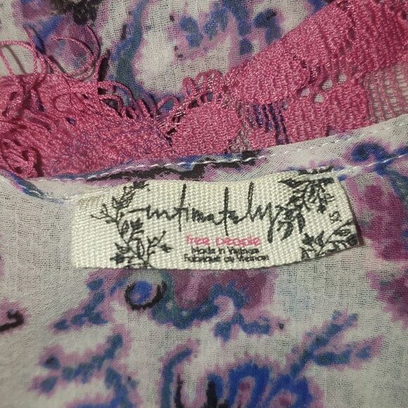 Intimately Free People Your Eyes Cami Silk sz Xs - Picture 5 of 5